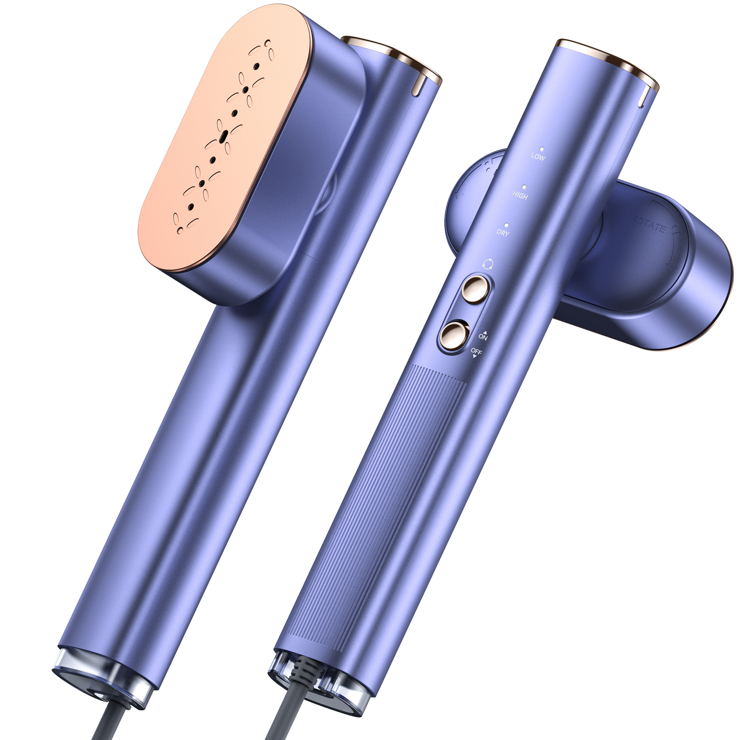 Pursay 衣類スチーマー 100-240V 海外対応 スチームアイロン かけたまま 旅行 出張