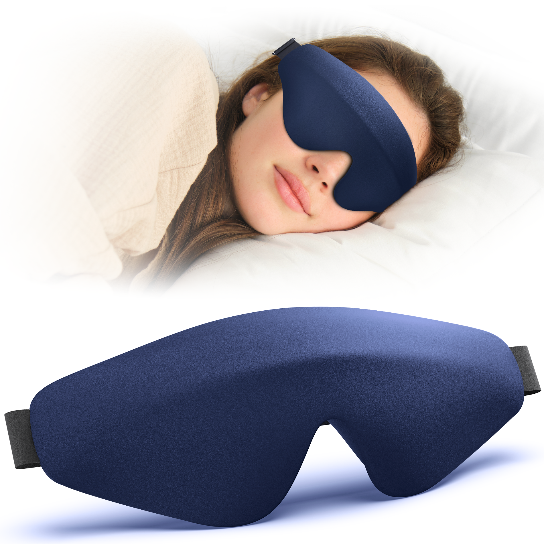 Pursay Air 睡眠用アイマスク ふわっと軽いフィット感×完全遮光