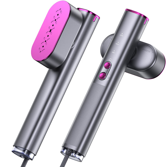 Pursay 衣類スチーマー 100-240V 海外対応 スチームアイロン かけたまま 旅行 出張